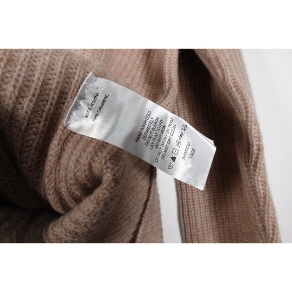 New Quince Oatmeal Beige Mongolian Cashmere Oversized Boyfriend Cardigan S 0487 - Picture 7 of 10